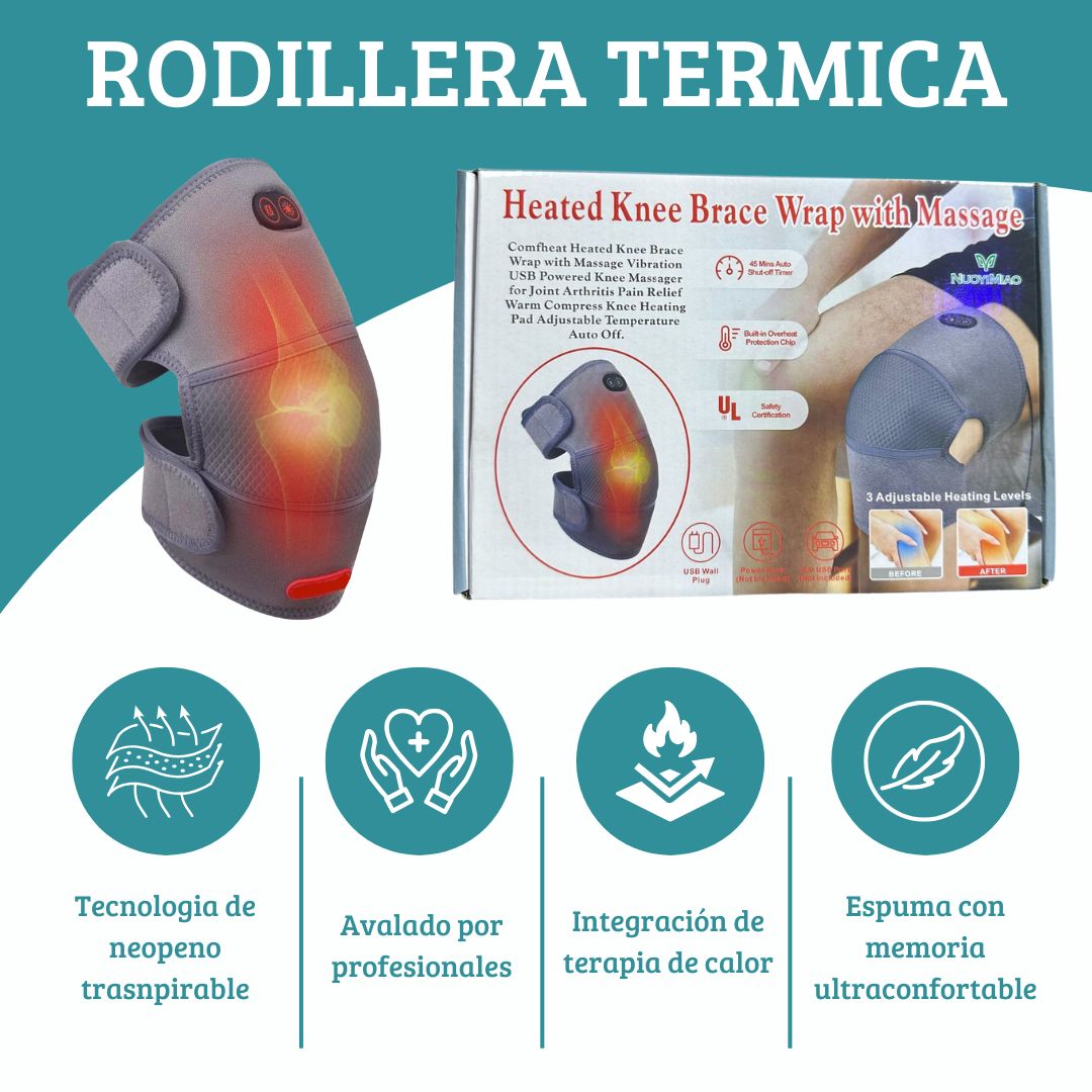 Alivia tu Dolor de Rodillas - Rodillera Termica Premium®